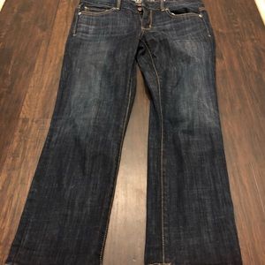 American Eagle cropped jeans.